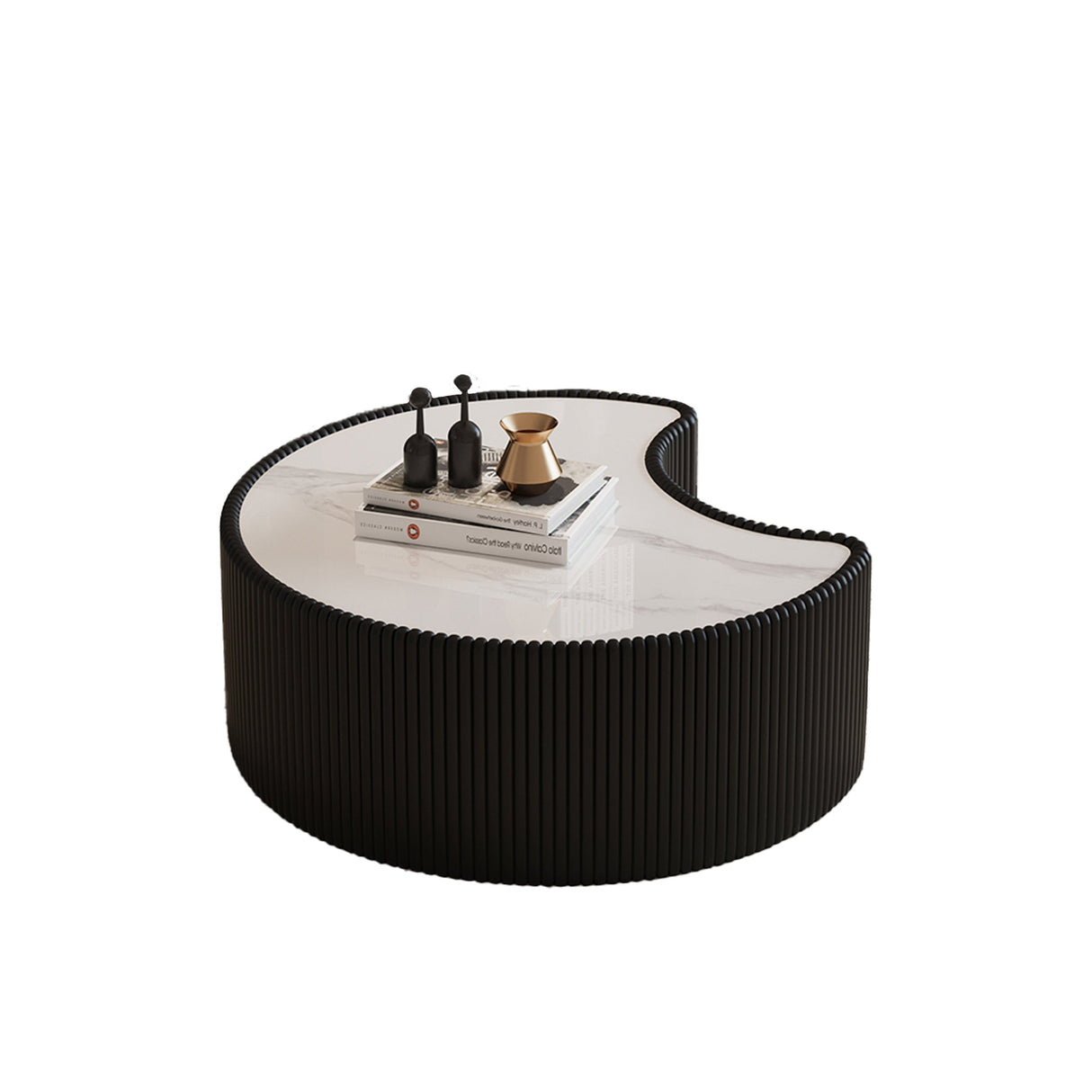 Light Sintered Stone Top Coffee Table