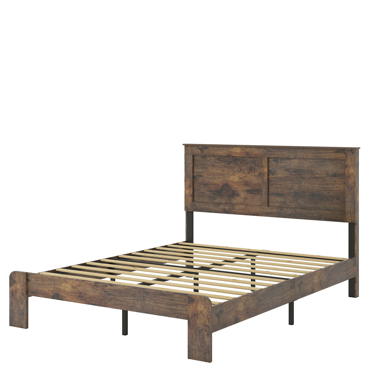 King Size Wood Platform Bed Frame