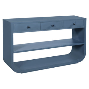 Console Table With 3 Soft Close Drawers & 2 Open Shelves