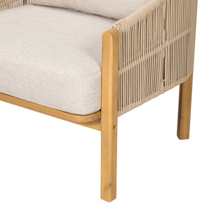 Grotta - Outdoor Wood Club Chair (Set of 2)