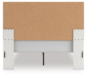 Zuraleus - Upholstered Panel Platform Bed With Roll Slats