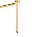 Celano Indoor Metal Upholstered Barstool - Set of 2