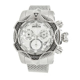 Invicta Men's 52mm Venom Chain Quartz Chronograph Stainless Steel Bracelet Watch