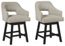 Tallenger - Upholstered Swivel Barstool (Set of 2)