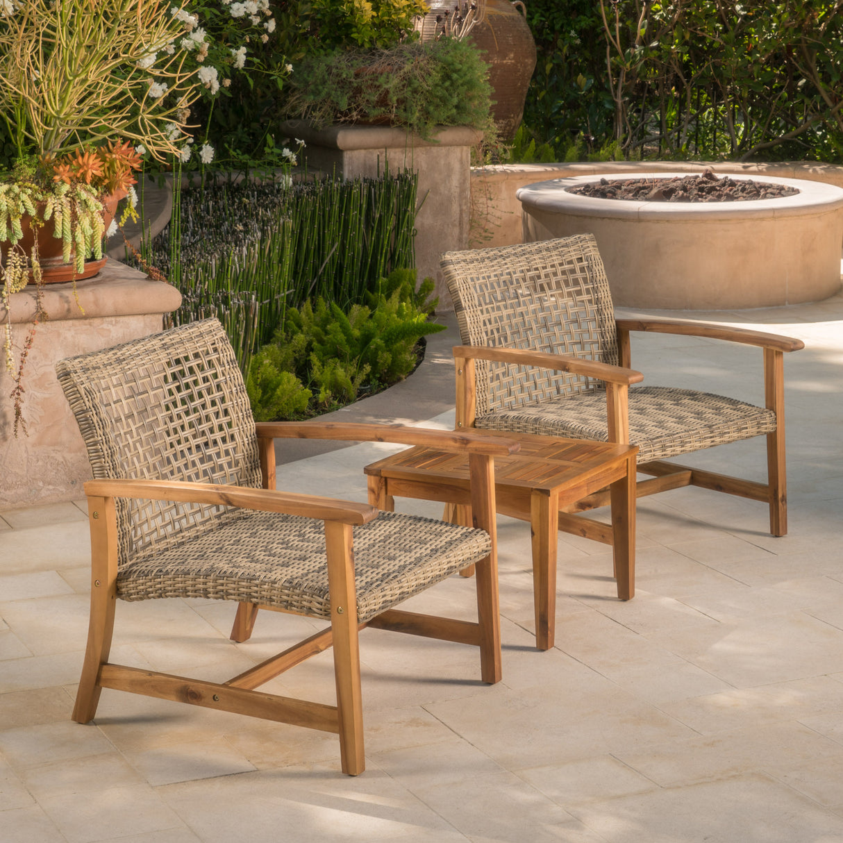 Hampton set of 2 outdoor chairs
