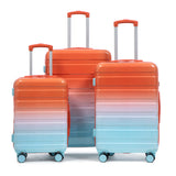 3-Piece Spinner Wheel Luggage Set with Gradient Color