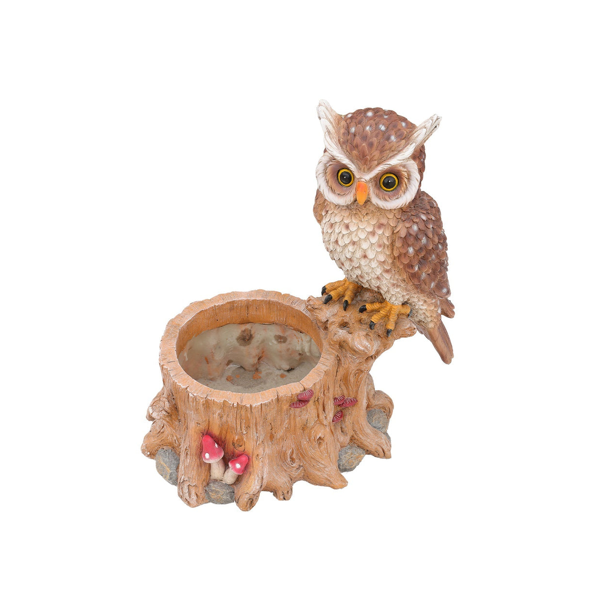 Decorative Owl Garden Planter Pot on Branch