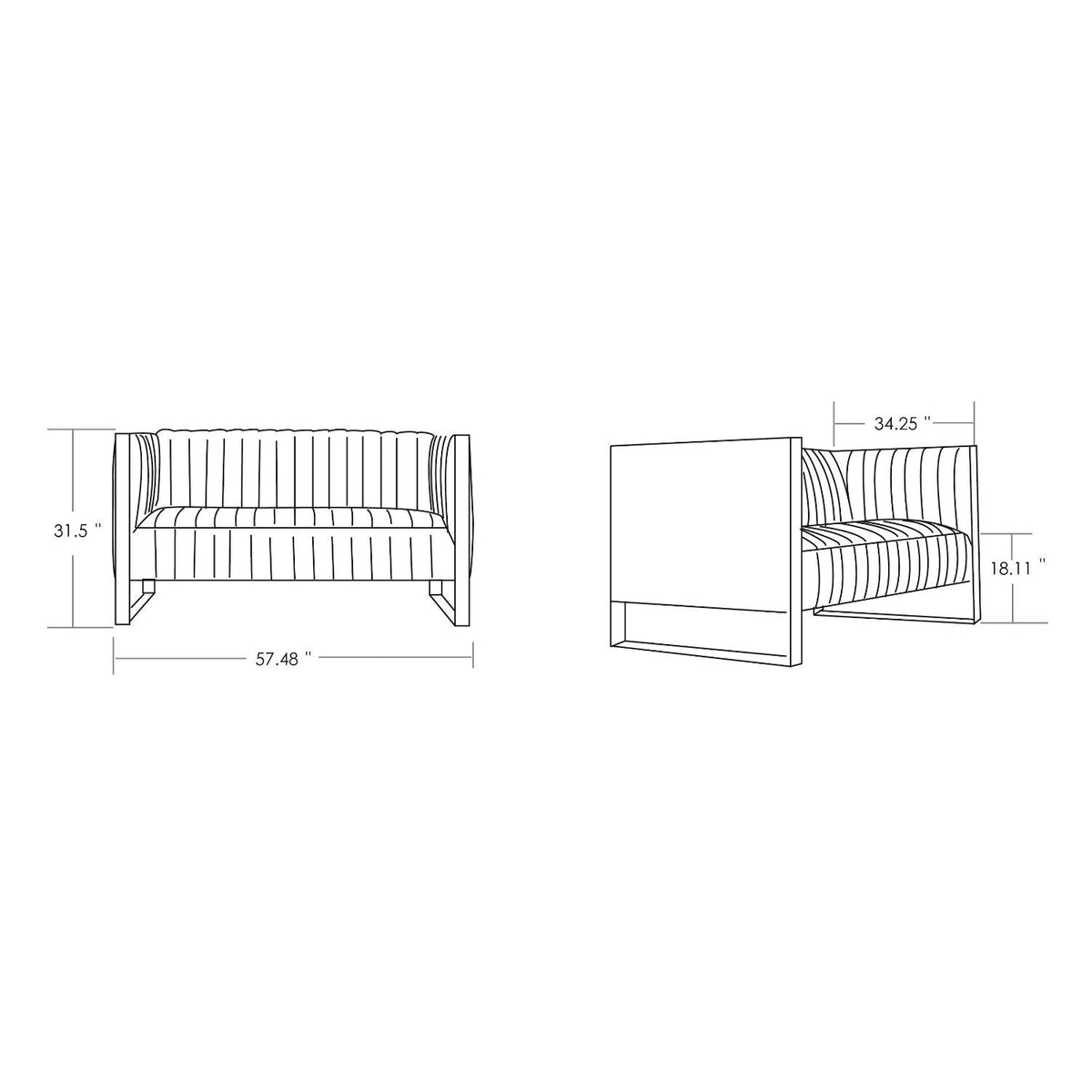 Trillium - Loveseat