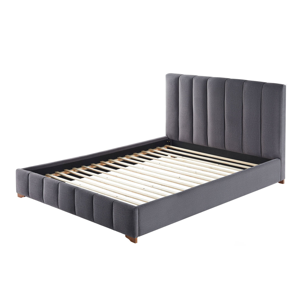 The Upholstered Wingback Bed – A Refined Union of Contemporary Comfort and Architectural Elegance