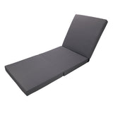 Gray Broadway Ian Chaise Lounge Cushion (Triple Folds)