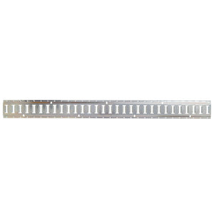 Universal E Track Tie-Down Rail Kit For Trucks, Vans, Garages - Silver