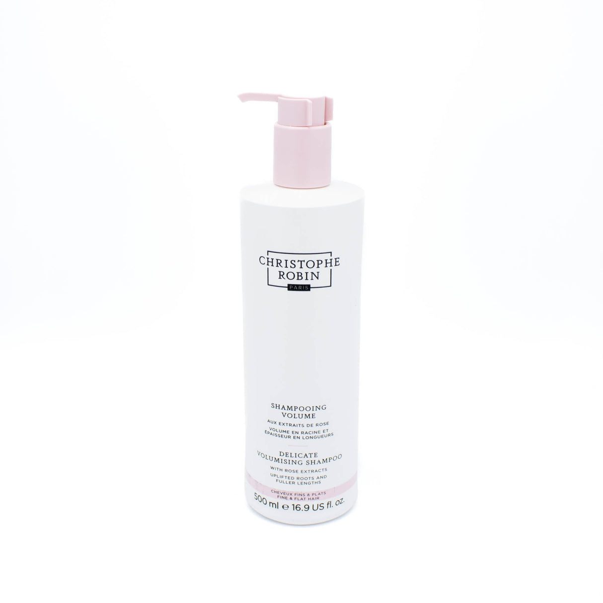 CHRISTOPHE ROBIN Delicate Volumizing Shampoo with Rose Extracts 16.9oz - Imperfect Container