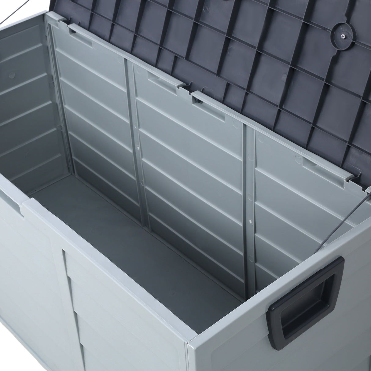 75 Gallon Resin Deck Box Storage Shed