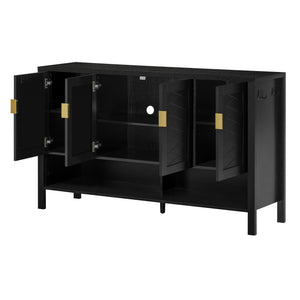 U_STYLE 55.1'' Storage Sideboard with 4 Doors