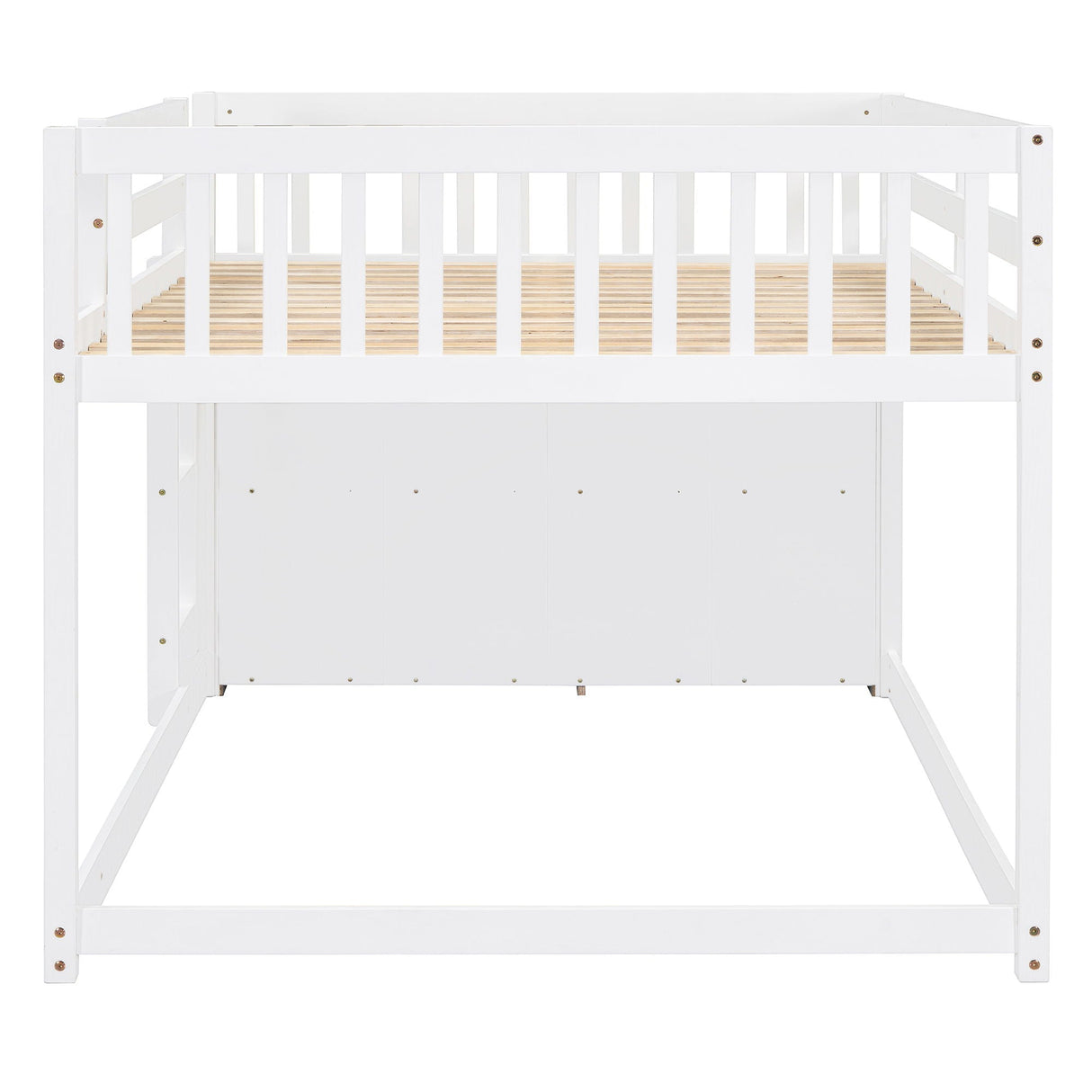 Bunk Bed With 4 Drawers And 3 Shelves