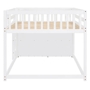 Bunk Bed With 4 Drawers And 3 Shelves