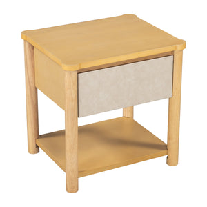 Wood Nightstand Set of 2