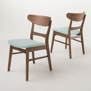 5 Piece Dining Set With Table And 4 Upholstered Chairs
