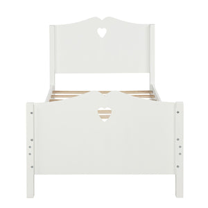 Platform Bed With Slat Support And Headboard And Footboard