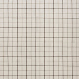Plaid rod pocket and back tab curtain panel with fleece lining