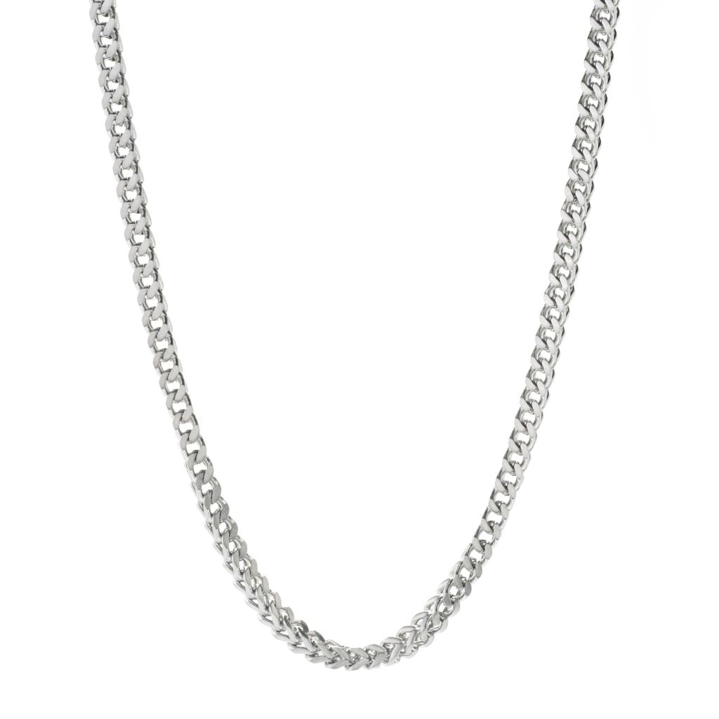 Invicta Jewelry Two-tone Stainless Steel 24" Franco Chain Necklace