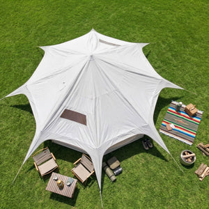 600D Oxford Bell Tent 14.8ft*9.2ft with Stove Jack