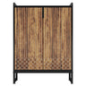 5 Tier Shoe Cabinet With Doors, Compact Entryway Storage Organizer