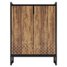 5 Tier Shoe Cabinet With Doors, Compact Entryway Storage Organizer
