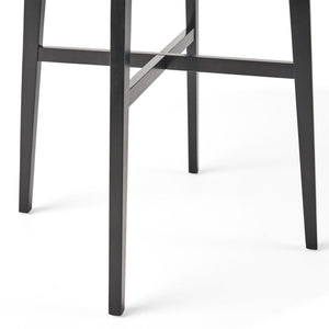 Modern Bar Height Dining Table, Rubberwood Legs And Laminate Table Top