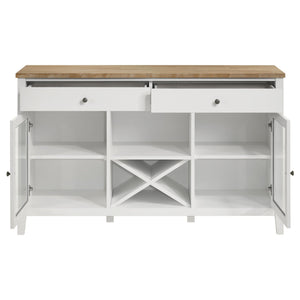 Prager - 2 Door Dining Sideboard - White