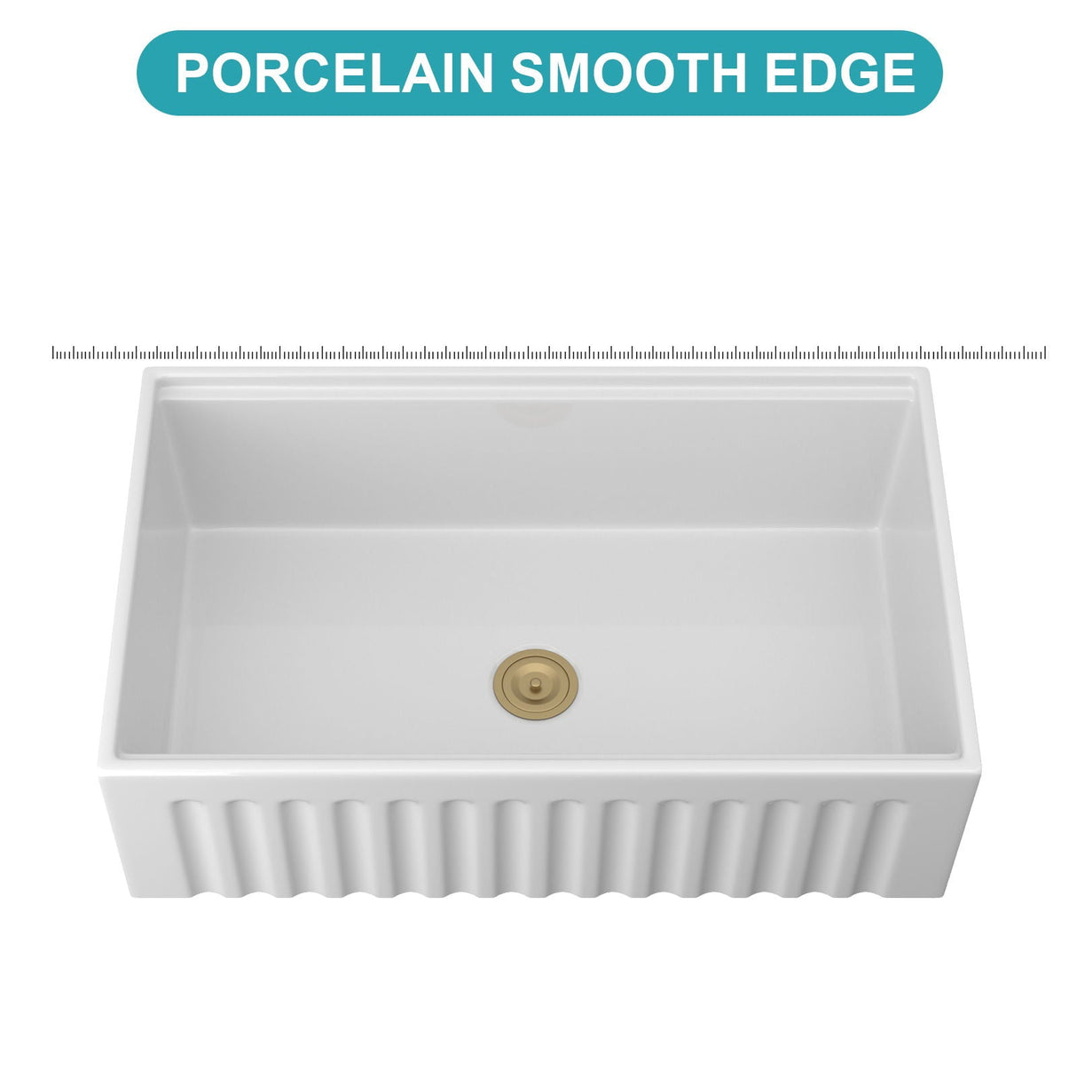 Workstation, Single Bowl Apron Front Kitchen Sink - White