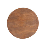 Iris Outdoor Patio Three-Legged Wood-Grain Side Table