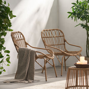 Monsoon - Outdoor Accent Chair With Open Weave Design
