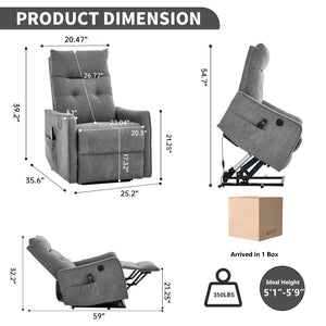 Comfortmax Single Motor Lift Recliner Chair