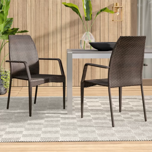 Outdoor Wicker Chairs, 54020 KD MP2, 2 Chairs/Set