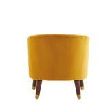 Upholstered Barrel Accent Chair