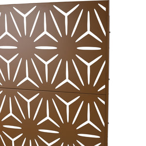 Outdoor & Indoor Metal Privacy Screen, Freestanding Decorative Panels