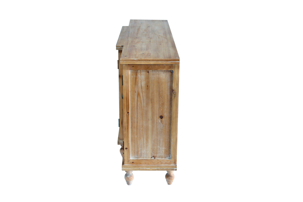 Hollow-Carved Accent Cabinenet