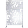 Decorative Freestanding Metal Privacy Screen For Indoor & Outdoor Use