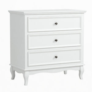 3 Drawer Dresser - White