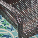 GigaTech Brown PE Rattan Outdoor Chairs Set of 3