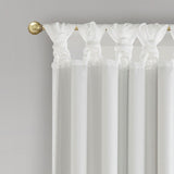 Twist Tab Total Blackout Window Curtain Panel White 50x84" Blackout