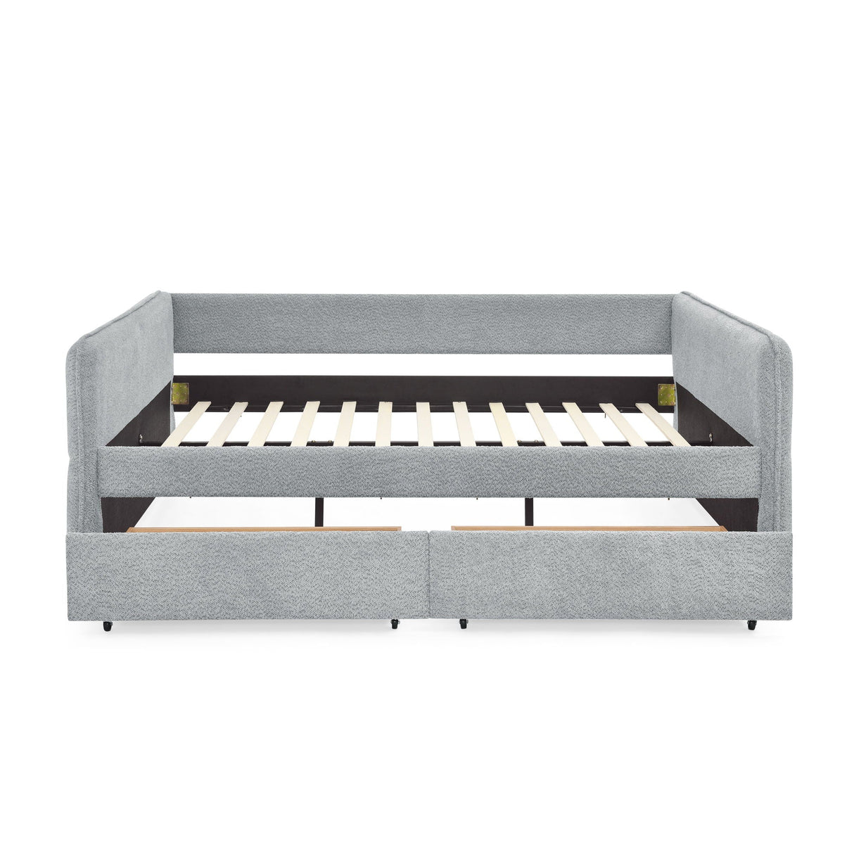Upholstered Daybed & 2 Drawers
