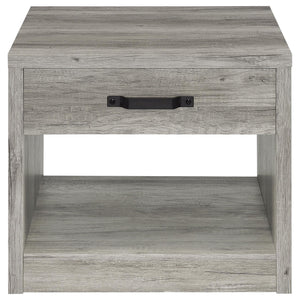 Nuberg - 1 Drawer Table - Gray