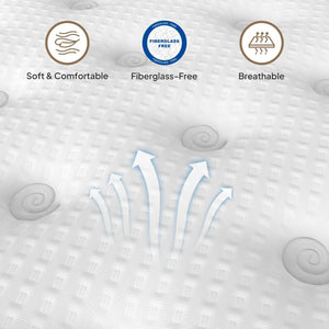 14" Hybrid Mattress With Innerspring & Gel Memory Foam
