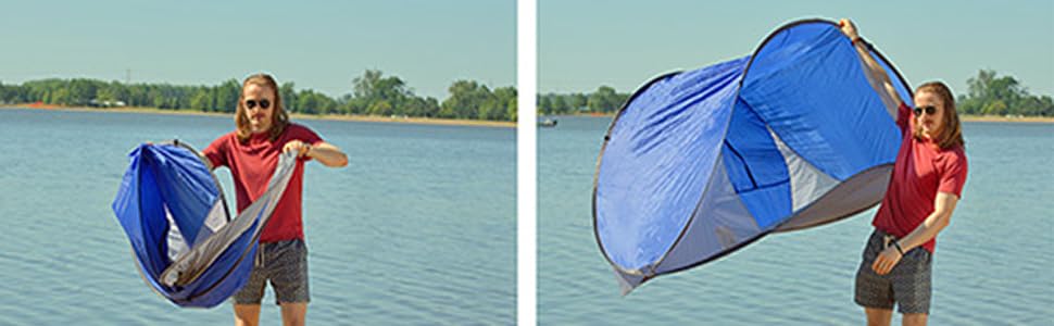 Pop-Up Beach Tent With Carry Bag