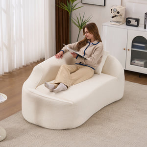 Curved Chaise Lounge Chair Indoor