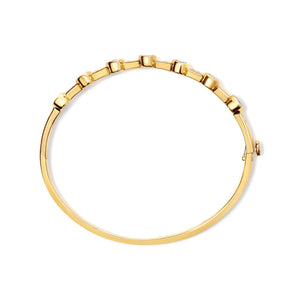 14K Yellow Gold Round-Cut Diamond and Tanzanite Bracelet (3.44 cttw, H-I Color, VS2-SI1 Clarity)