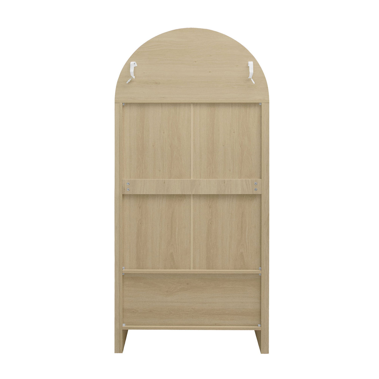 70.28" Tall Arched Kitchen Pantry Cabinet