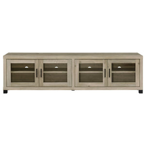 Sachin 4-door Engineered Wood 79-inch TV Stand Distressed Pine